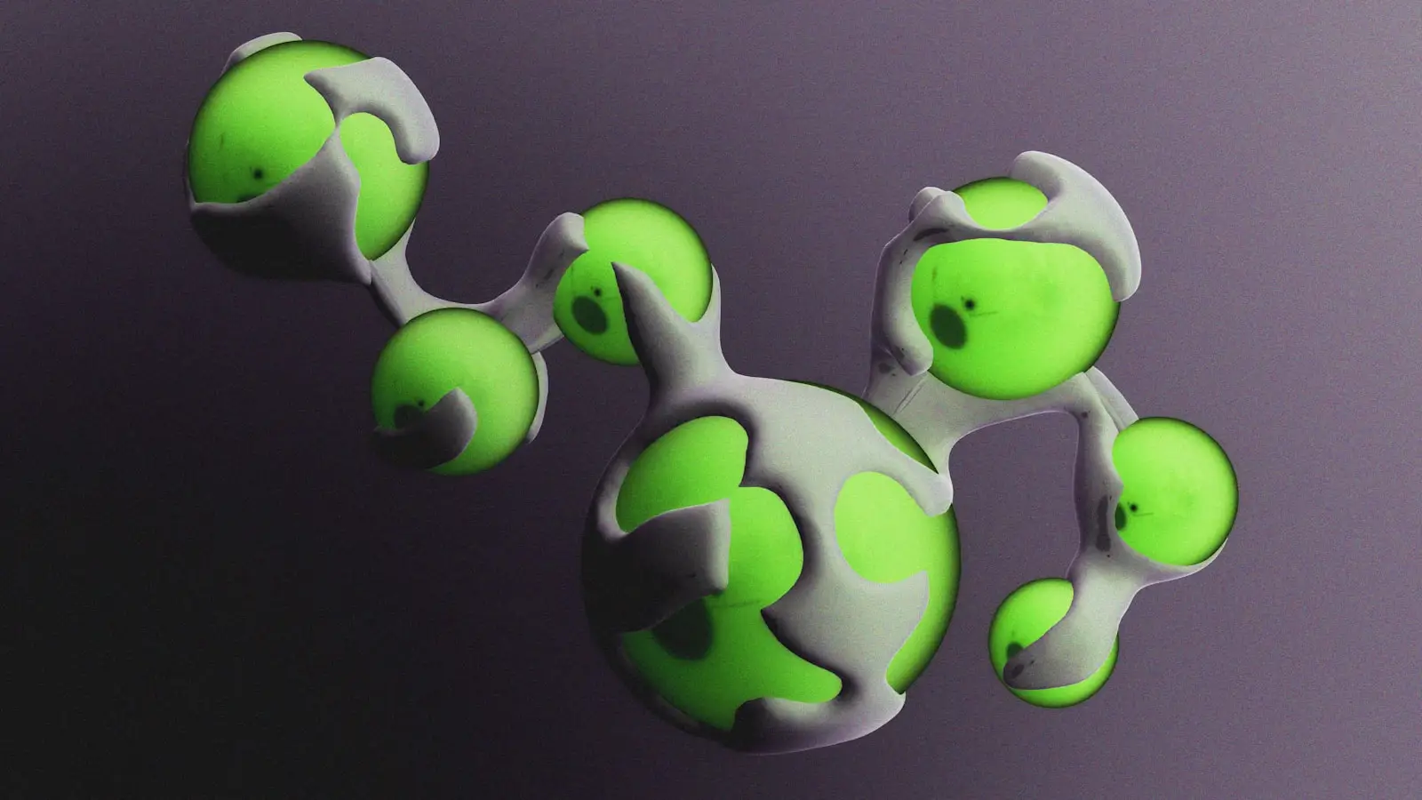 Three-dimensional molecular structure model